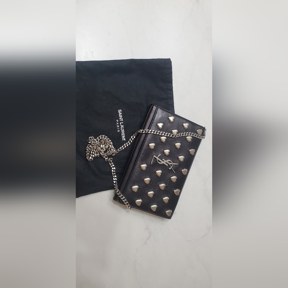 Yves Saint Laurent Bags | Ysl Heart Studded Cross Body